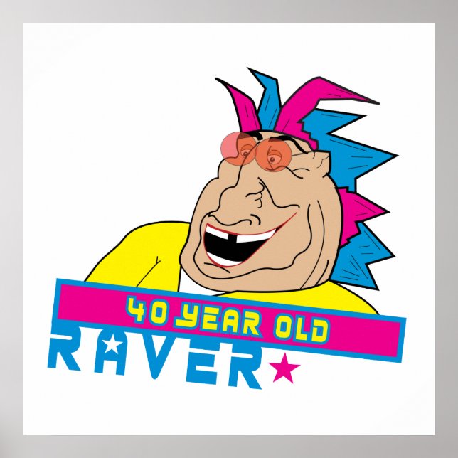 Póster poster de 40 años (Frente)