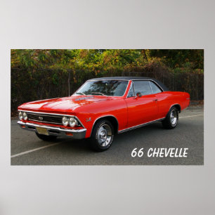 Póster Poster de 66 Chevelle
