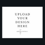 Póster poster de 8,5" x 11" - Paisaje<br><div class="desc">Personalizar tu tarjeta en Templett. Una vez que haya terminado de editar,  descargue el archivo en formato JPG (no olvide activar la opción de sangrado). Sube tu diseño aquí haciendo clic en el botón azul "Personalizar".</div>