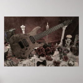 Póster Poster de 8 String Burlwood Mandolin