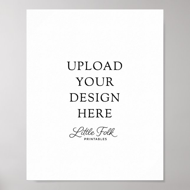 Póster poster de 8 x 10" (Frente)