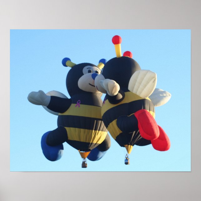 Póster Poster de abejas besándose (Frente)