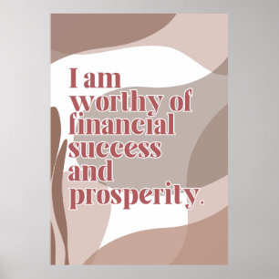 Póster Poster de Abundance Affirmation