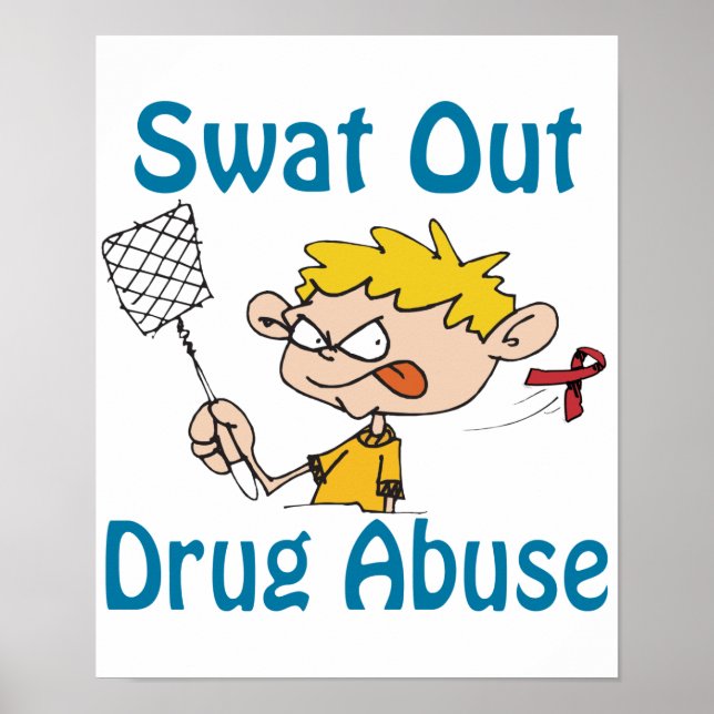 Póster Poster de abuso de drogas (Frente)
