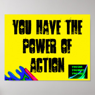 Póster Poster de acción