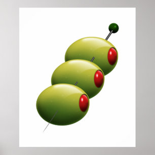 Póster Poster de aceitunas de cola - SRF
