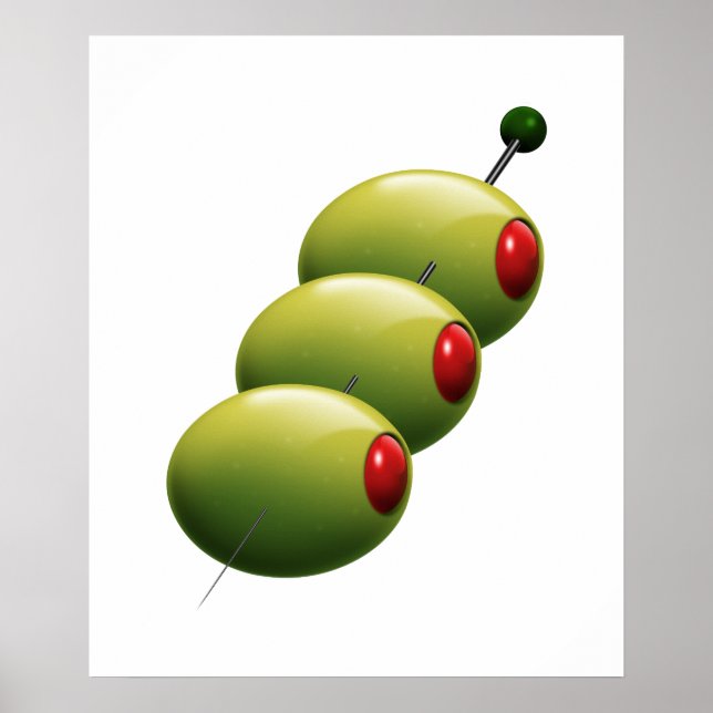 Póster Poster de aceitunas de cola - SRF (Frente)