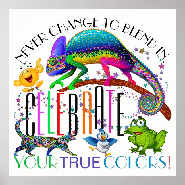 Póster Poster de aceptación de fomento de la diversidad (Frente)