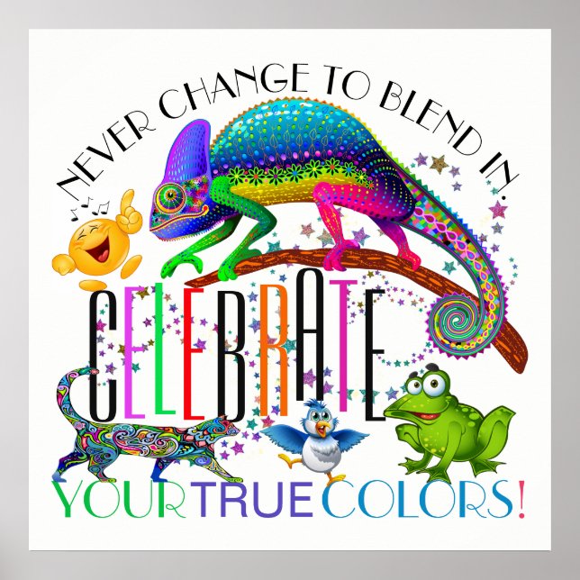 Póster Poster de aceptación de fomento de la diversidad (Frente)