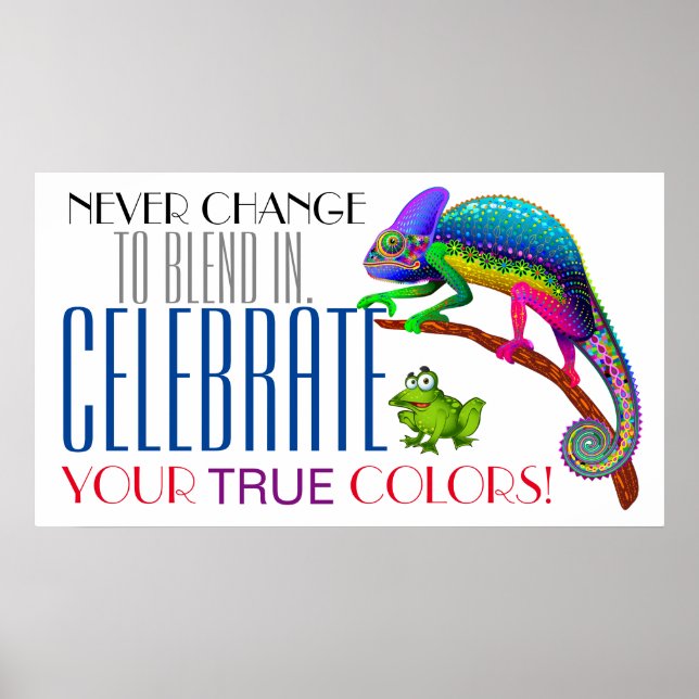 Póster Poster de aceptación de fomento de la diversidad (Frente)