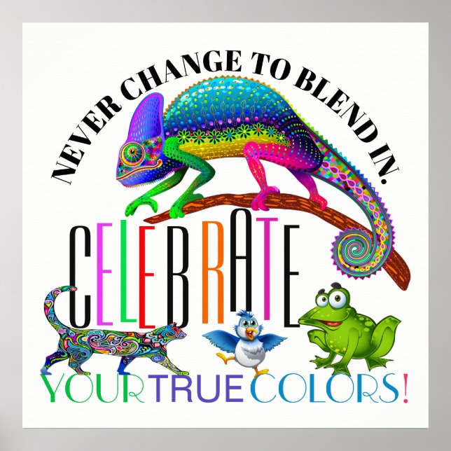 Póster Poster de aceptación de fomento de la diversidad (Frente)