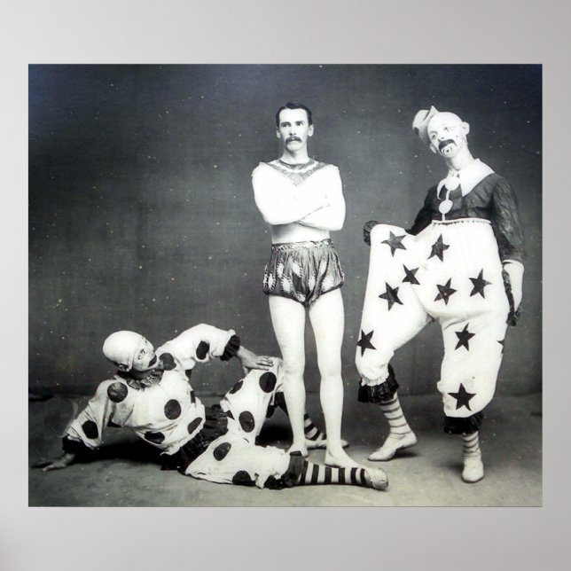 Póster Poster de Acrobat y Clowns (Frente)