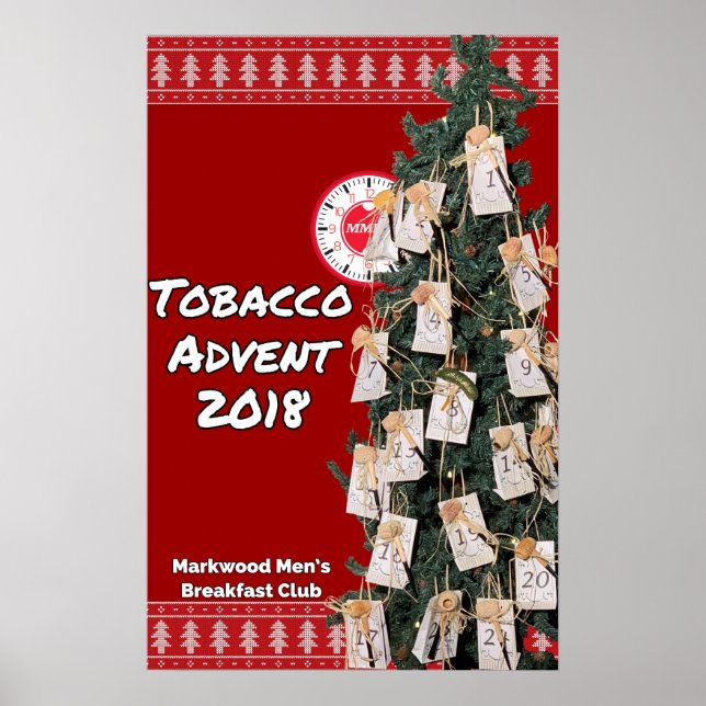 Póster Poster de Advenimiento de Tabaco 2018 (Frente)