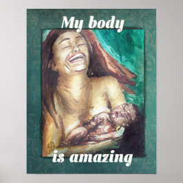 Póster Poster de Afirmación de Nacimiento "¡Asombroso!"