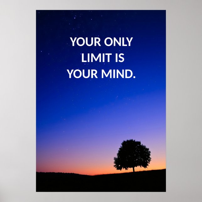 Póster Poster de Afirmación Positiva (Frente)