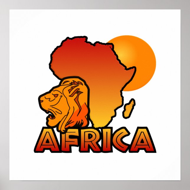 Póster Poster de África (Frente)