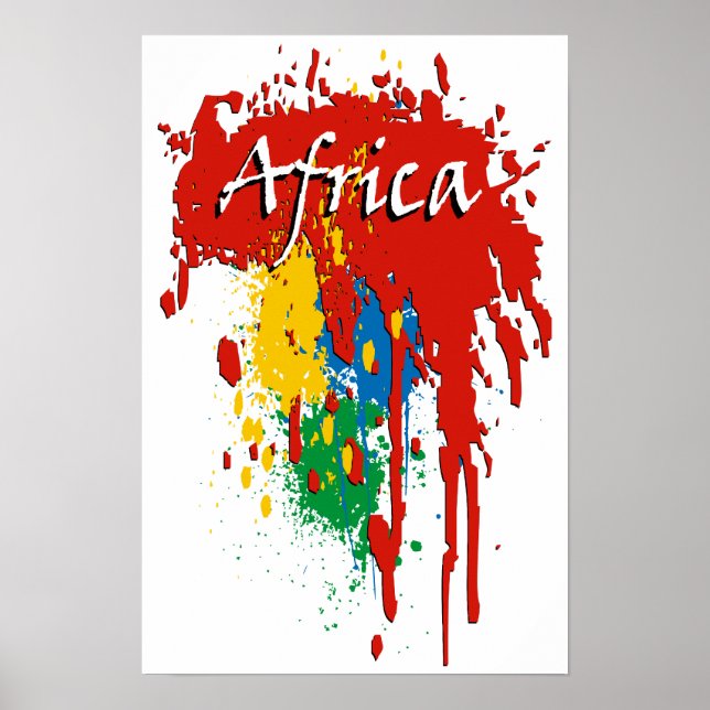 Póster Poster de África (Frente)