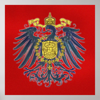 Póster Poster de águila prusiana