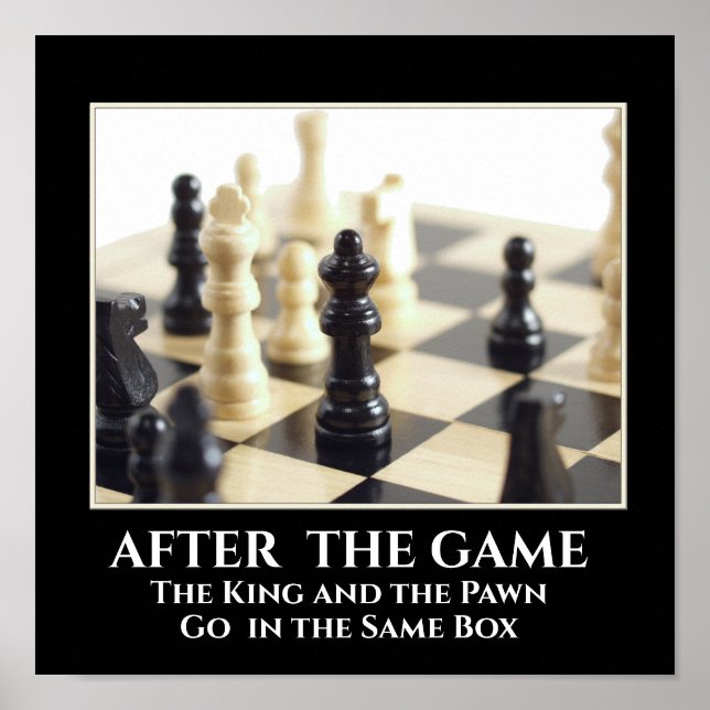 Póster Poster de ajedrez (Frente)