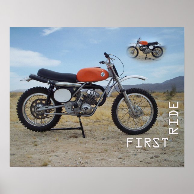 Póster poster de AJS Stormer 410 de 1972 (Frente)