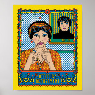 Póster Poster de ajuste de actitud_B_8x10