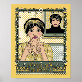 Póster Poster de ajuste de actitud_C_8x10