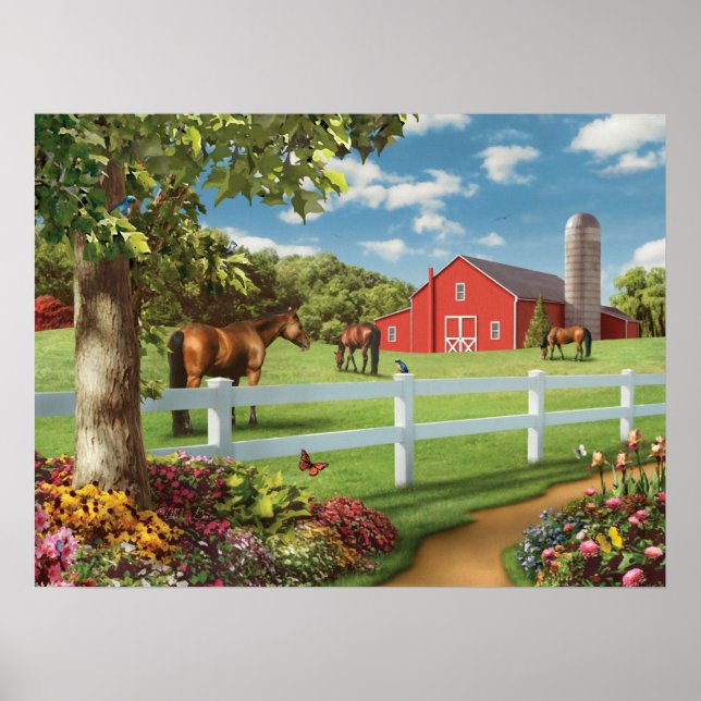 Póster Poster de Alan Giana "Pasturas de Oportunidades 2" (Frente)