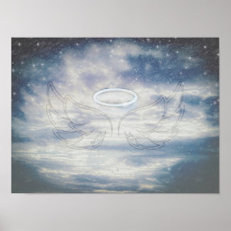 Póster poster de alas de ángel
