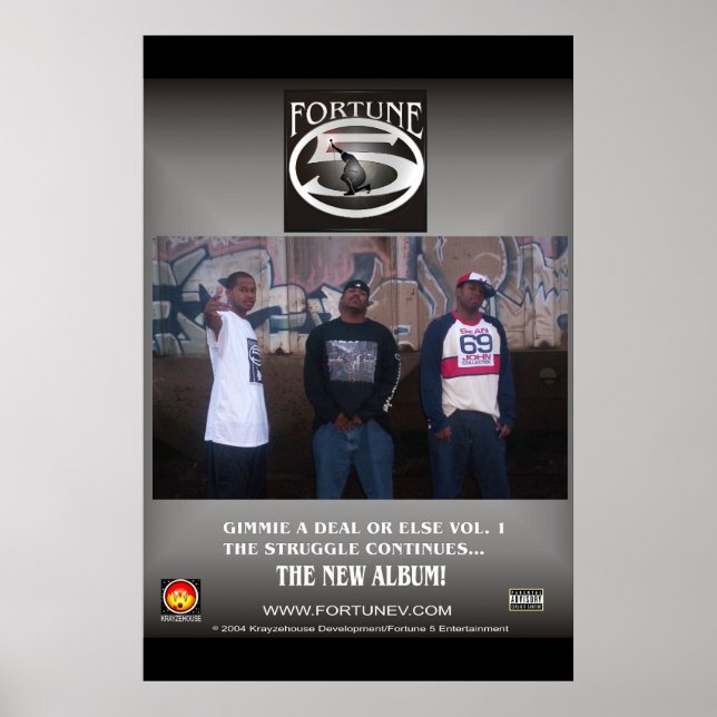 Póster Poster de álbum Fortune 5 (Frente)
