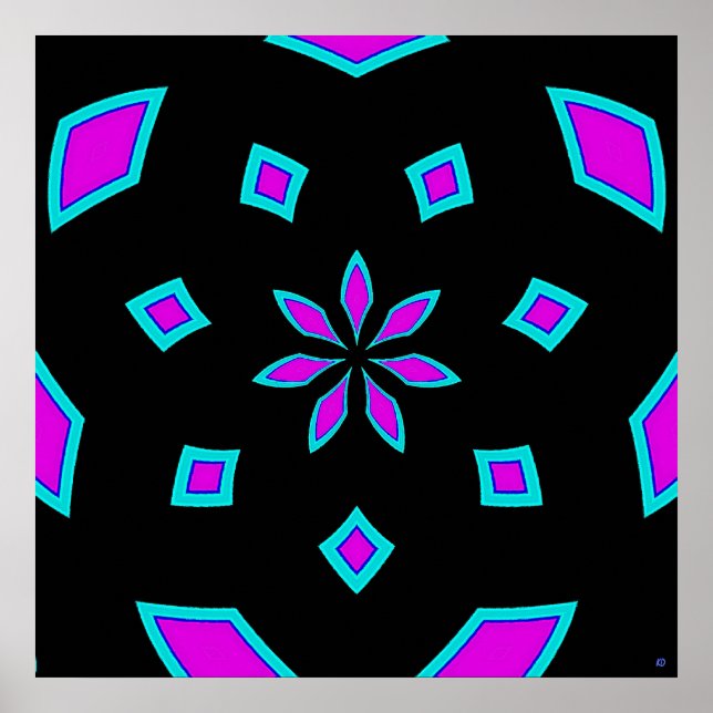 Póster Poster de Alegría Rosa (Frente)