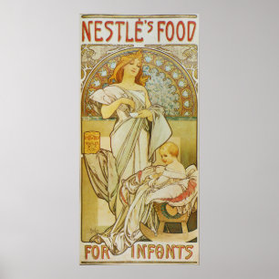 Póster Poster de Alfonso Mucha.Advertizing, 1898