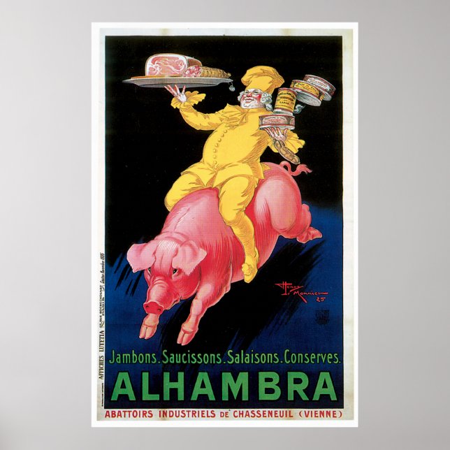 Póster Poster de Alhambra de época- a partir de las 11.20 (Frente)