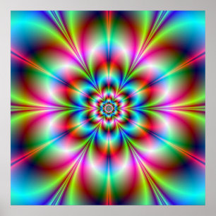 Póster Poster de alimentación de flores