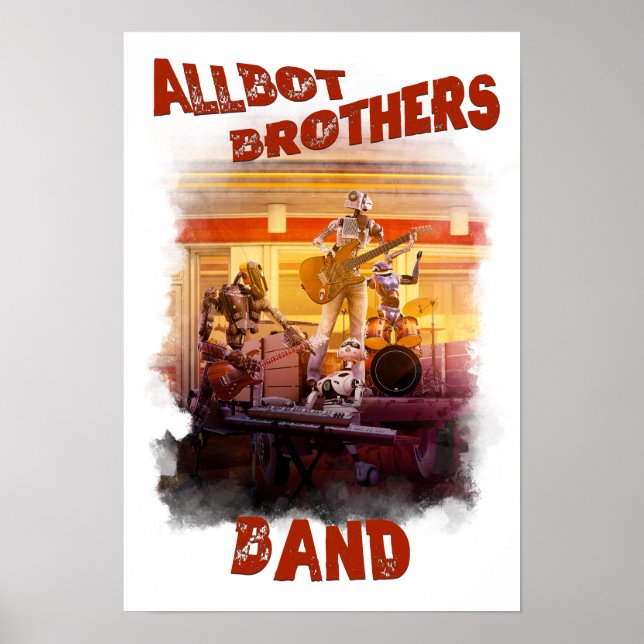 Póster poster de Allbot Brothers Band de BSR (Frente)