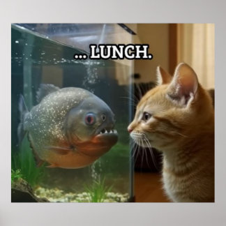 Póster Poster de almuerzo
