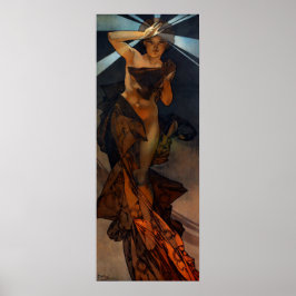 Póster Poster de Alphonse Mucha Morning Star