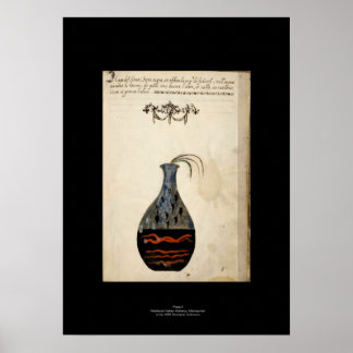 Póster Poster de Alquimia Medieval Italiana 6
