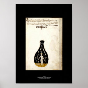 Póster Poster de Alquimia Medieval Italiana 7