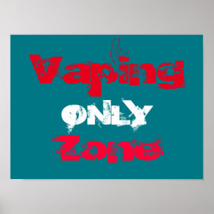 Póster Poster de alta calidad sólo zona de vapeo