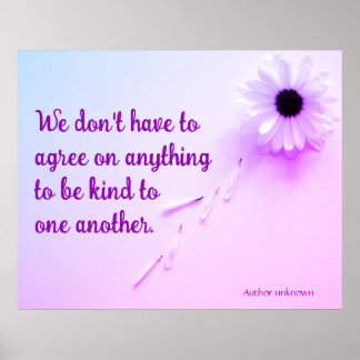 Póster Poster de amabilidad