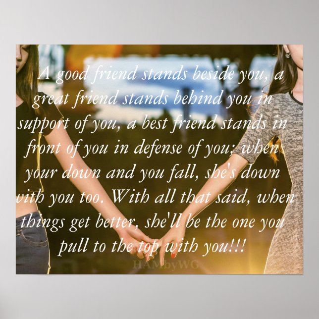 Póster Poster de Amigos de HAMbWG BFF (c) (Frente)