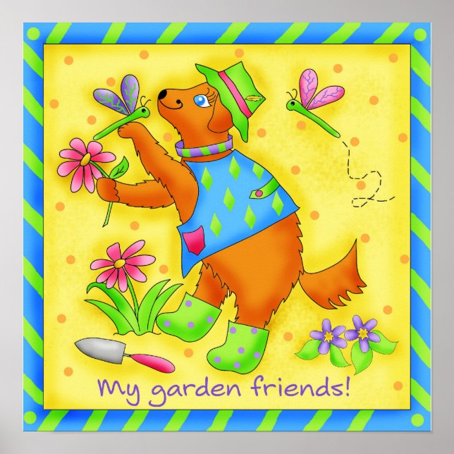 Póster Poster de amigos de jardín (Frente)