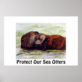 Póster Poster de Amigos del Otter Marítimo