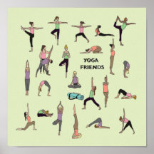Poster de amigos del yoga