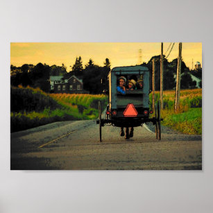 Póster Poster de Amish Afternoon