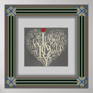 Póster Poster de amor