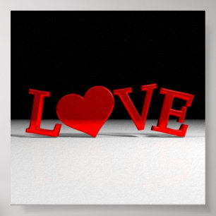 Póster Poster de amor