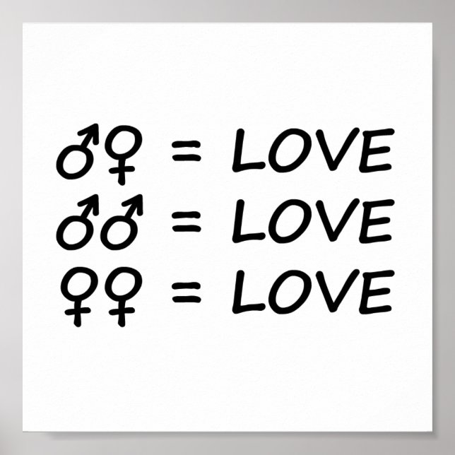 Póster poster de amor (Frente)