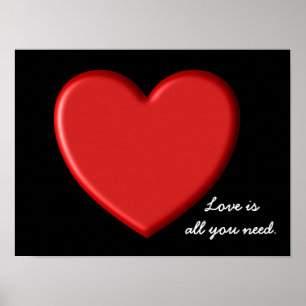 Póster Poster de amor