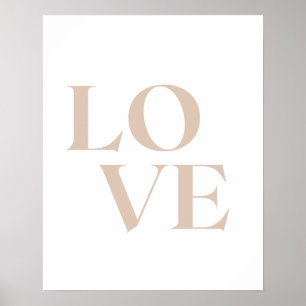 Póster Poster de amor